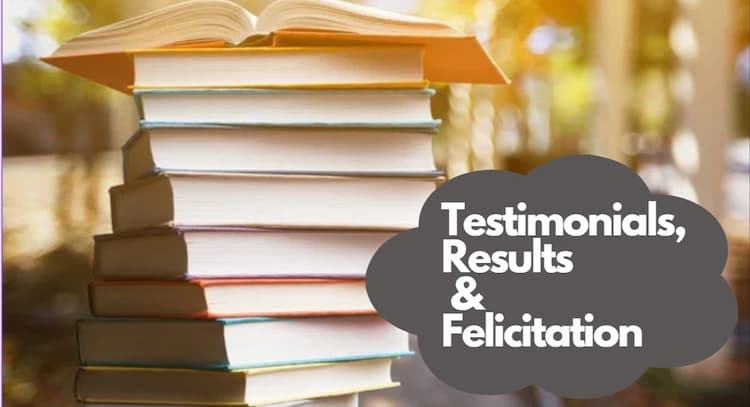 course | Results, Testimonials and Felicitation